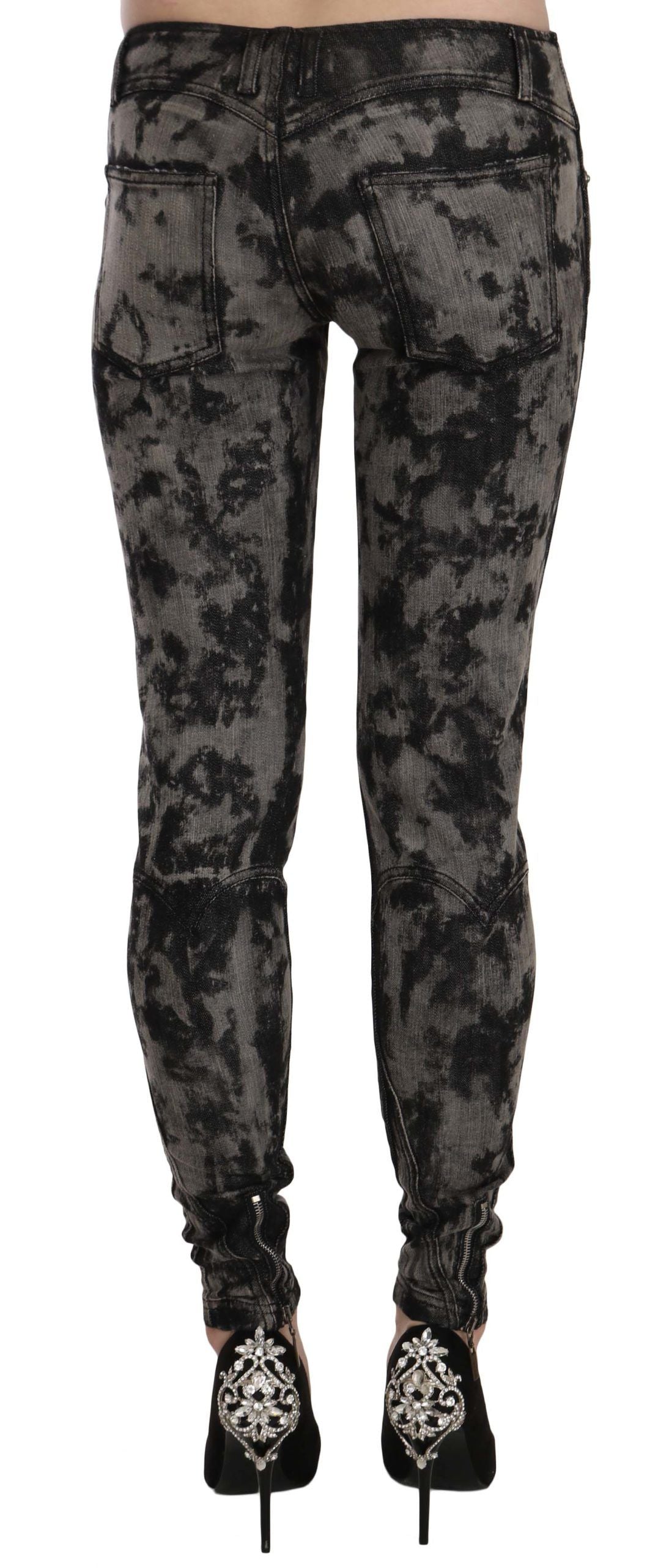 Elegante Skinny-Jeans mit niedriger Taille