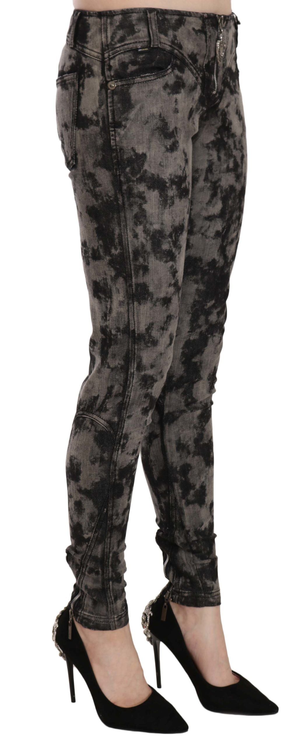 Elegante Skinny-Jeans mit niedriger Taille