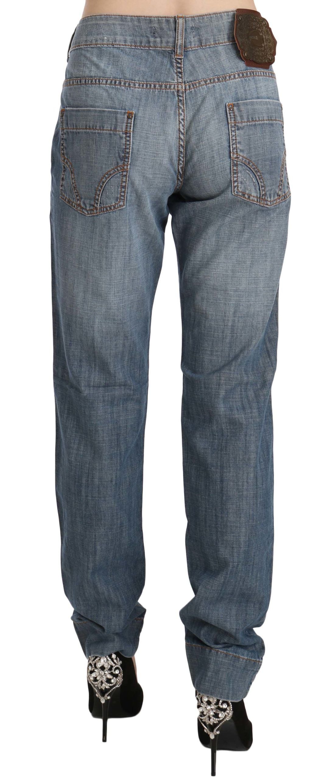 Schicke, blau verwaschene Slim Fit Jeans
