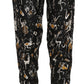 Elegant High Waist Tapered Silk Pants