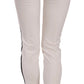 Elegant Side Stripe Cropped Wool Trousers