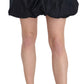 Chic Dark Blue A-Line Mini Skirt