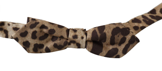 Exquisite Seidenfliege mit Leopardenmuster
