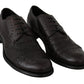 Elegant Mens Leather Derby Dress Shoes