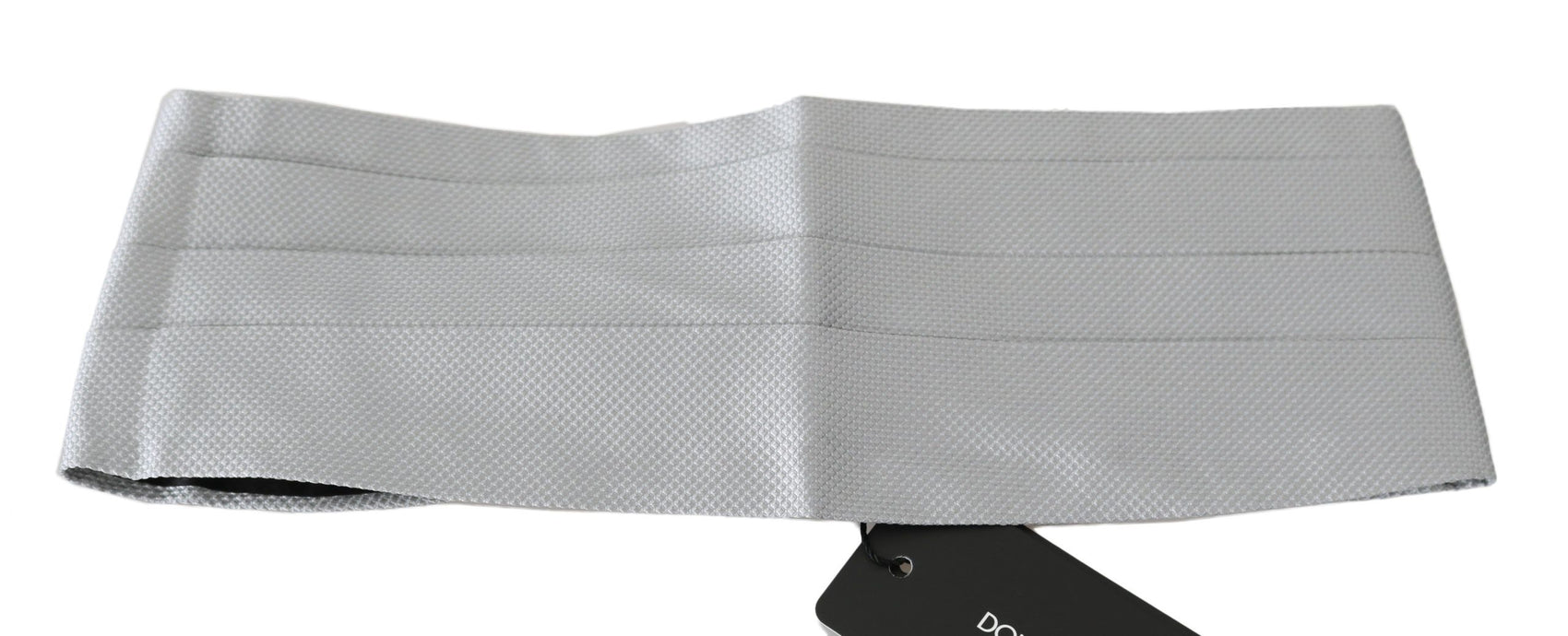 Elegante fascia in seta grigia