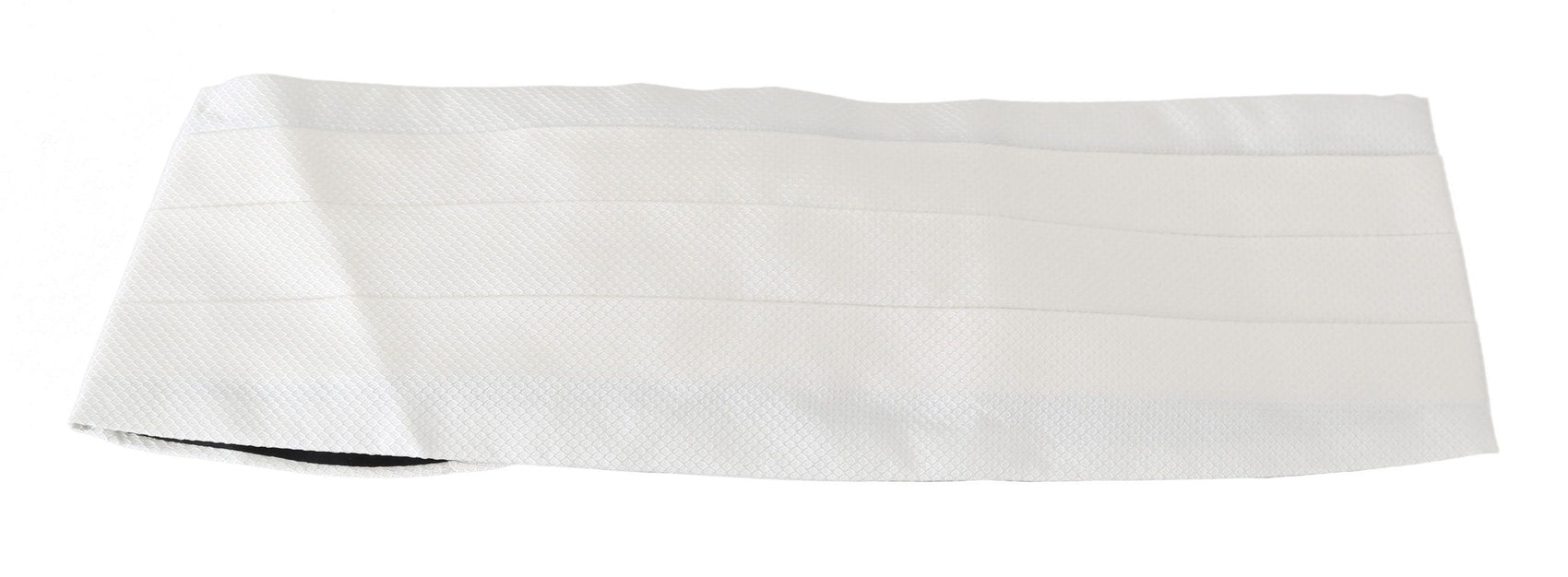 Elegante fascia in seta bianca