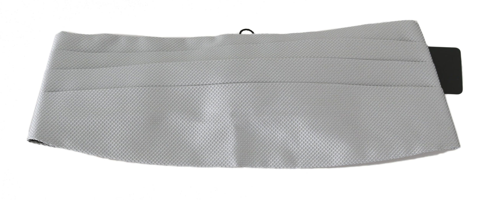Elegante fascia in seta grigia