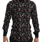 Dolce & Gabbana Black Musical Instrument Slim fit Shirt