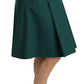 Elegant High Waist Knee Length Skirt