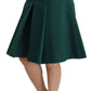 Elegant High Waist Knee Length Skirt