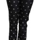 Pantaloni eleganti in seta a vita media