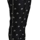 Pantaloni eleganti in seta a vita media