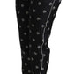 Pantaloni eleganti in seta a vita media