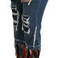 Jeans corti a vita bassa chic