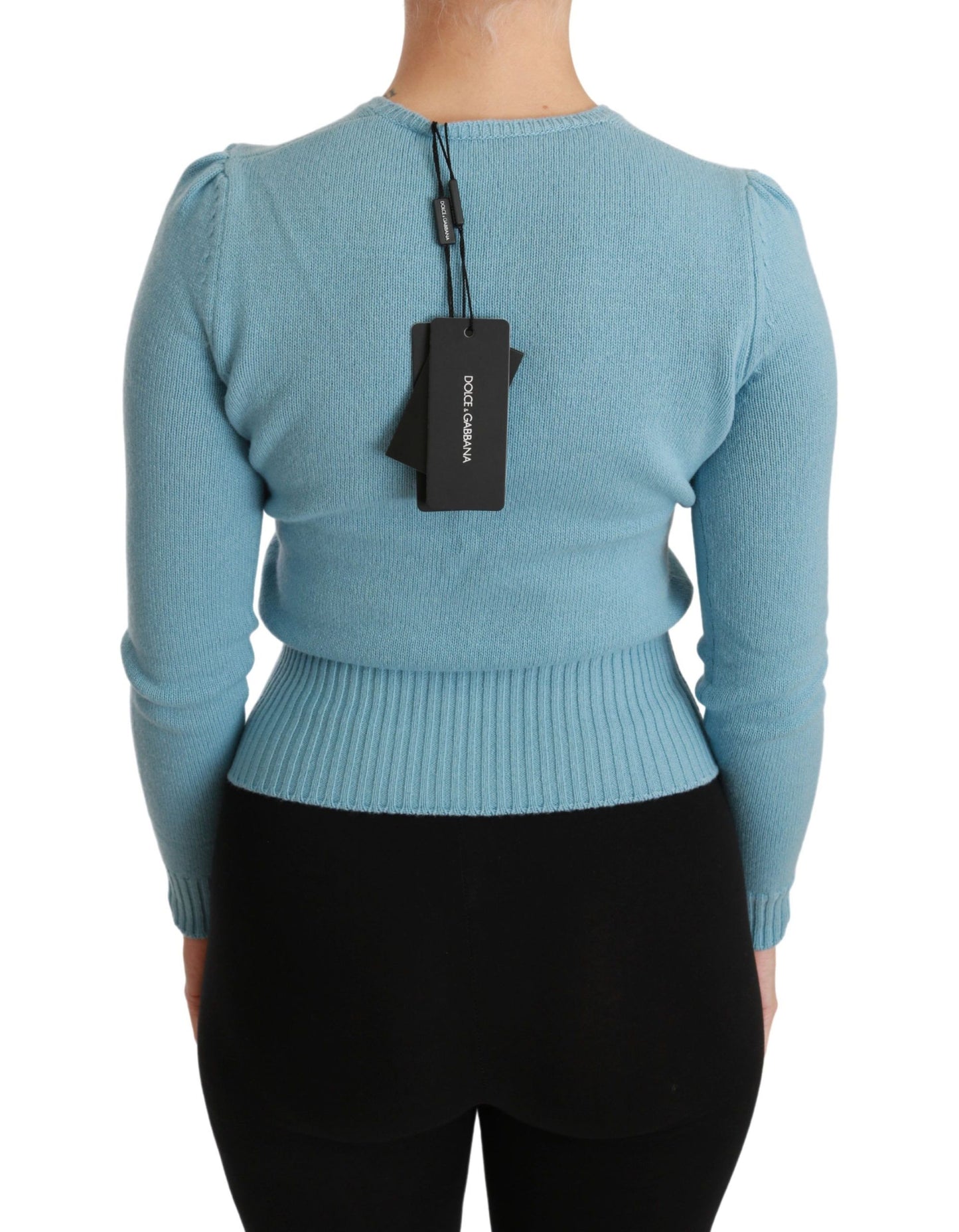 Wollpullover mit Perlenbesatz „Queen Heart“