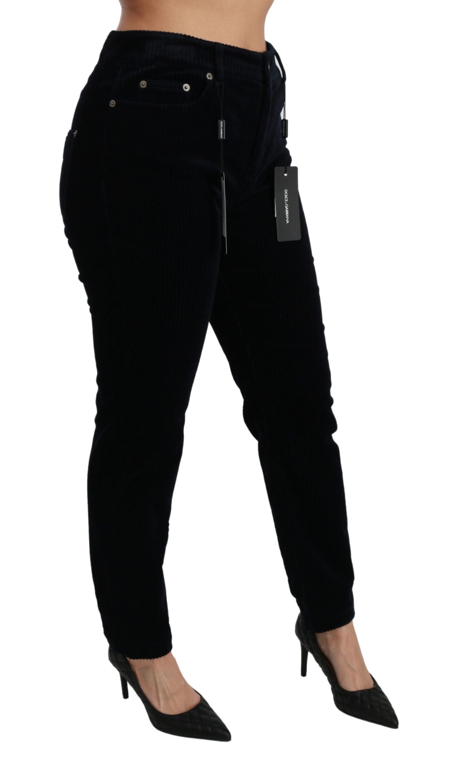 Schicke Skinny Cordjeans mit mittlerer Taille