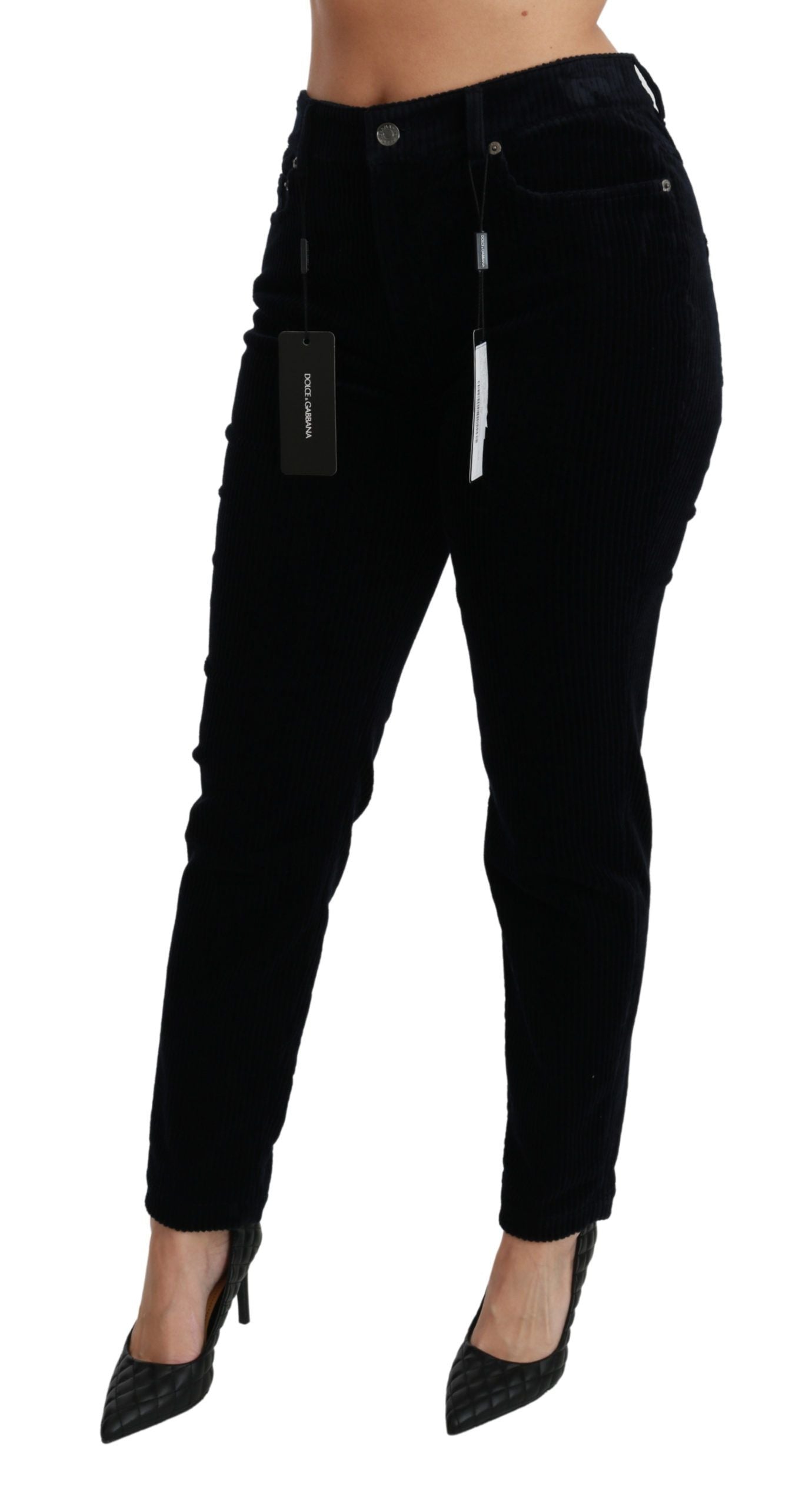Schicke Skinny Cordjeans mit mittlerer Taille