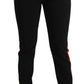 Pantaloni skinny a vita alta chic in nero
