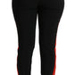 Pantaloni skinny a vita alta chic in nero