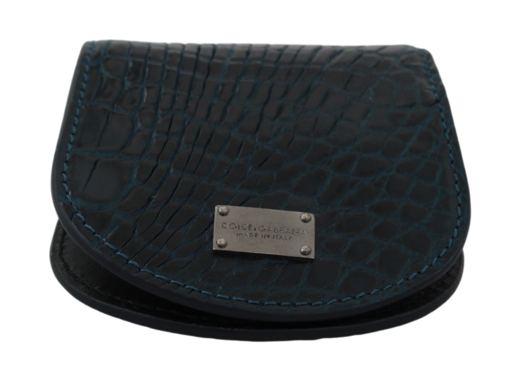 Exquisite dunkelblaue Münztasche
