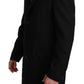 Elegant Black Wool Formal Blazer