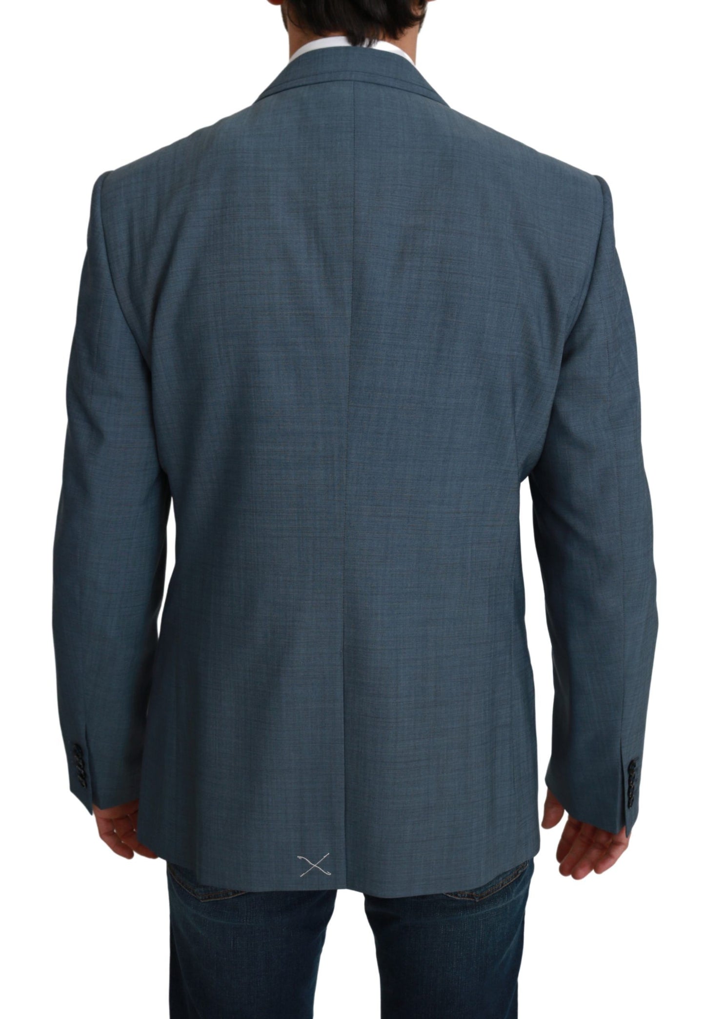 Eleganter hellblauer Slim Fit Blazer