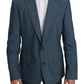 Elegante blazer slim fit azzurro chiaro