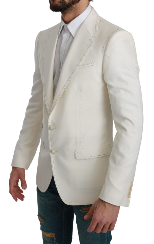 Eleganter Slim Fit Blazer aus Schurwolle