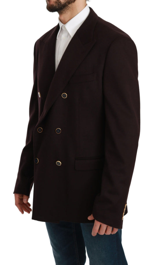 Blazer elegante in cashmere Taormina Bordeaux