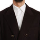 Elegant Bordeaux Taormina Cashmere Blazer