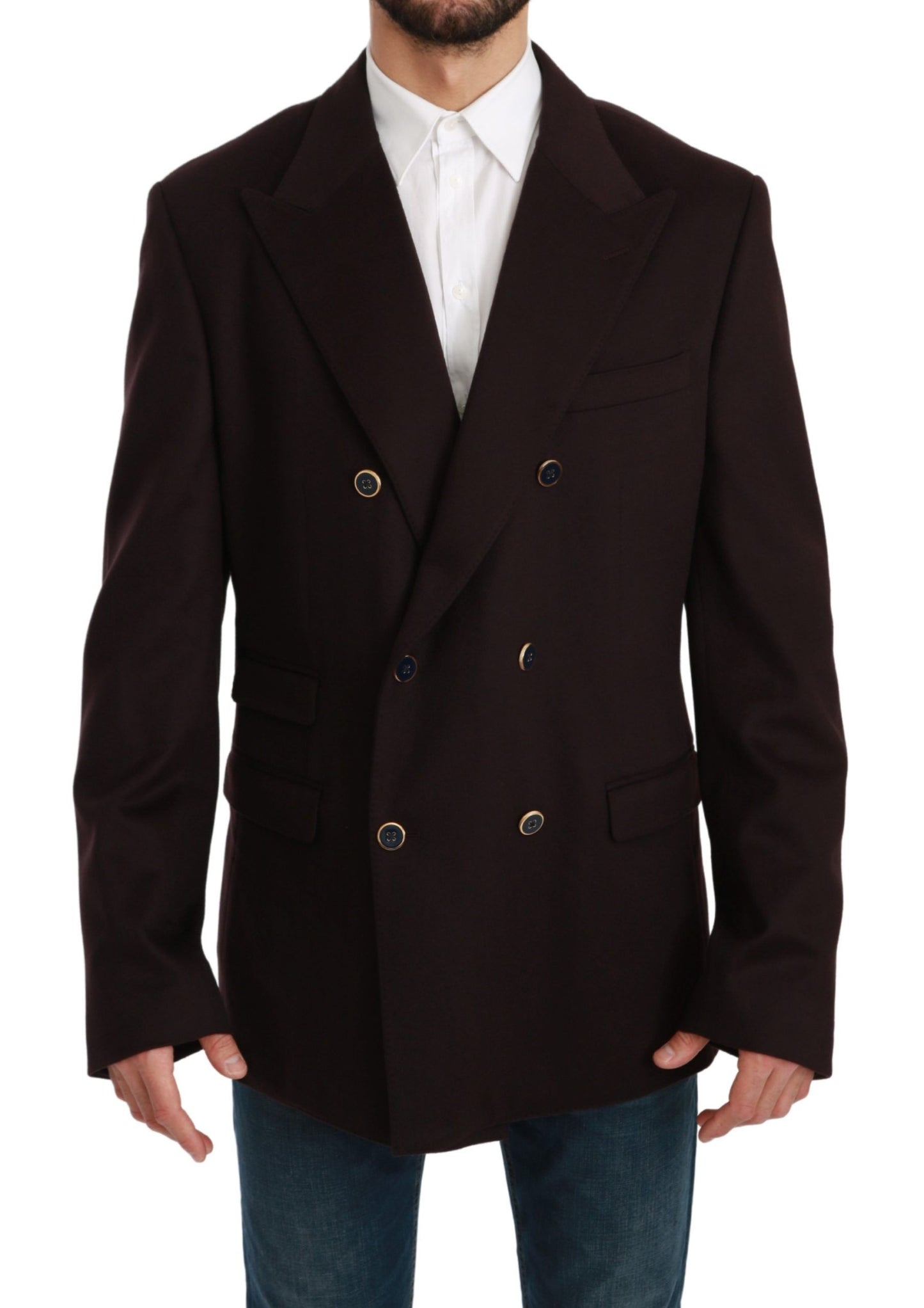 Blazer elegante in cashmere Taormina Bordeaux