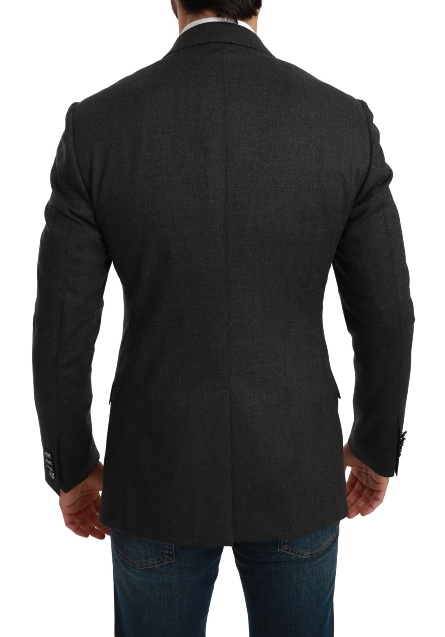 Elegante blazer formale slim fit grigio