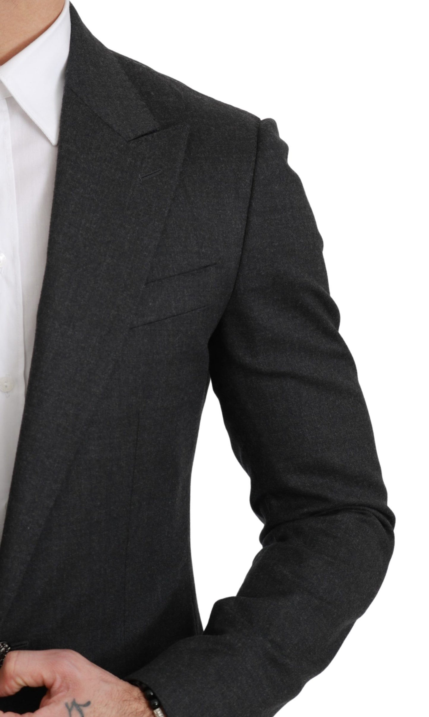 Elegante blazer formale slim fit grigio