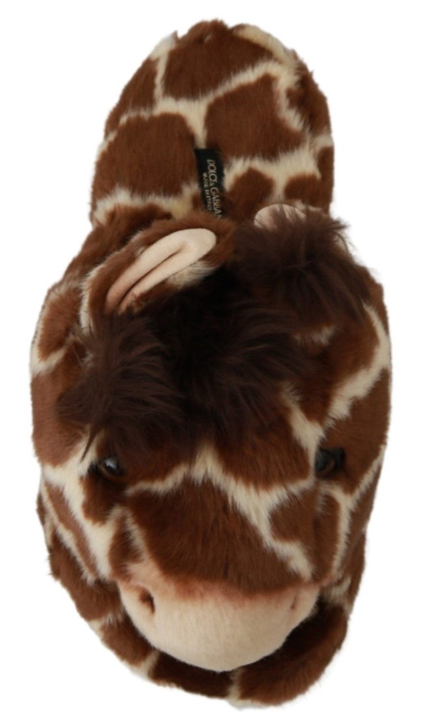 Elegante Pantoletten mit Giraffenmuster für anspruchsvollen Komfort