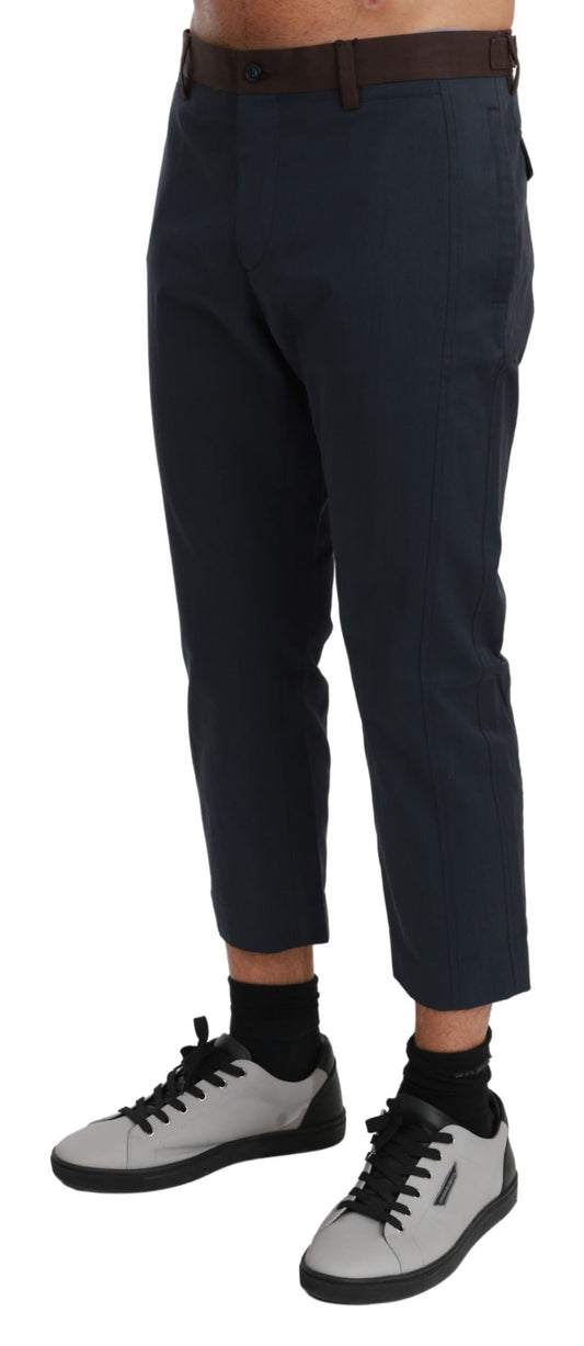 Pantaloni casual a righe corte ed eleganti