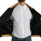 Multicolor Motive Bomber Style Jacket