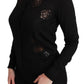 Eleganter Cardigan aus Kaschmir-Seiden-Mischgewebe mit Spitze
