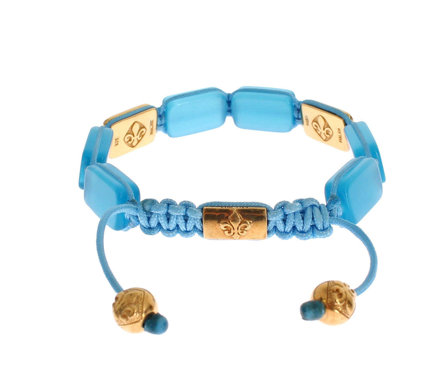 Elegante bracciale con opale blu e diamanti