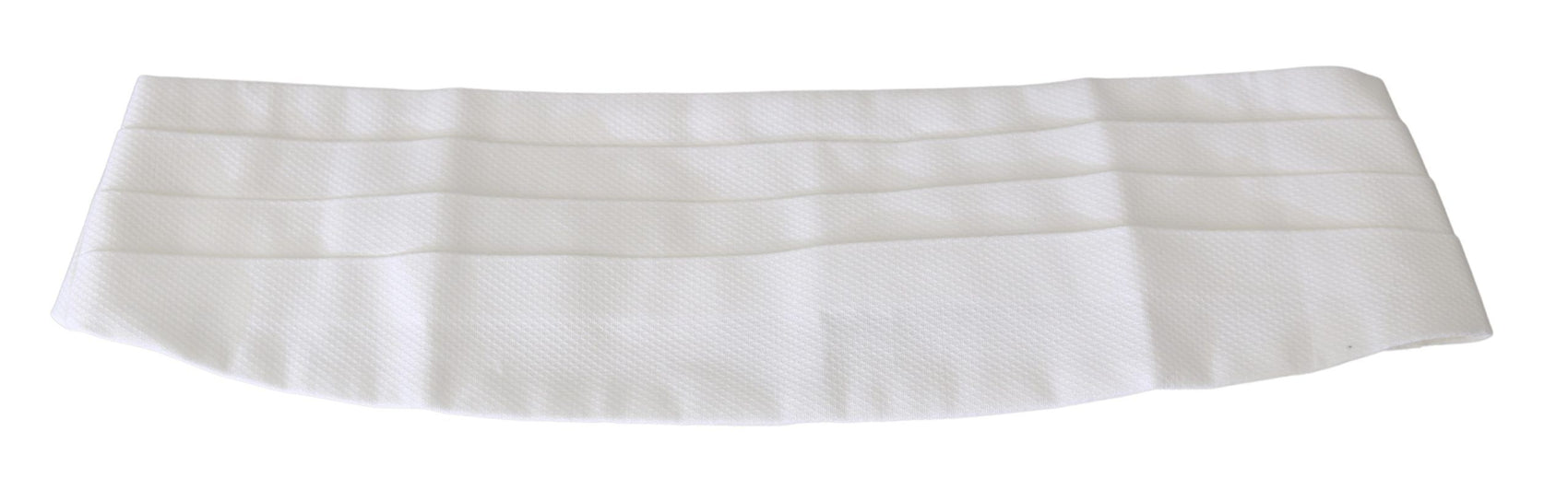 Elegante fascia in seta bianca