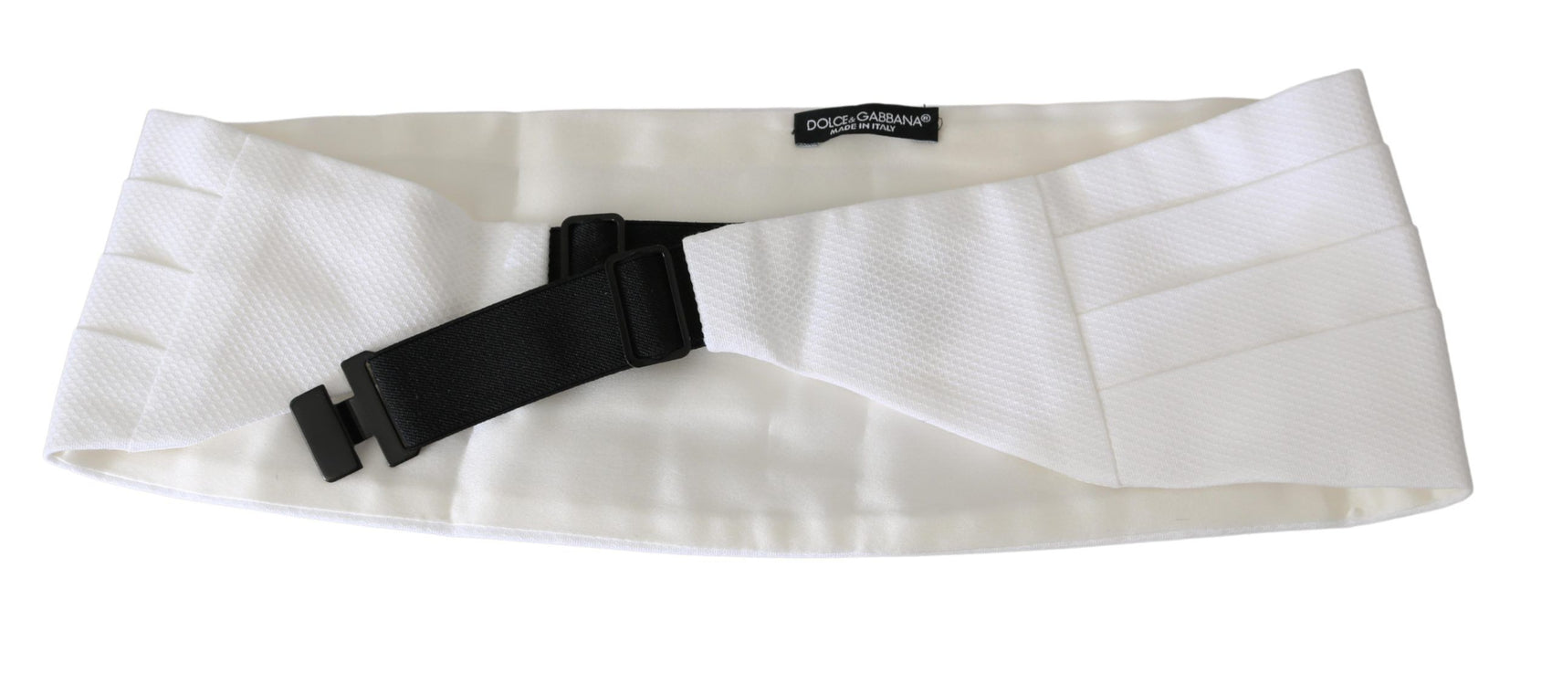 Elegante fascia in seta bianca