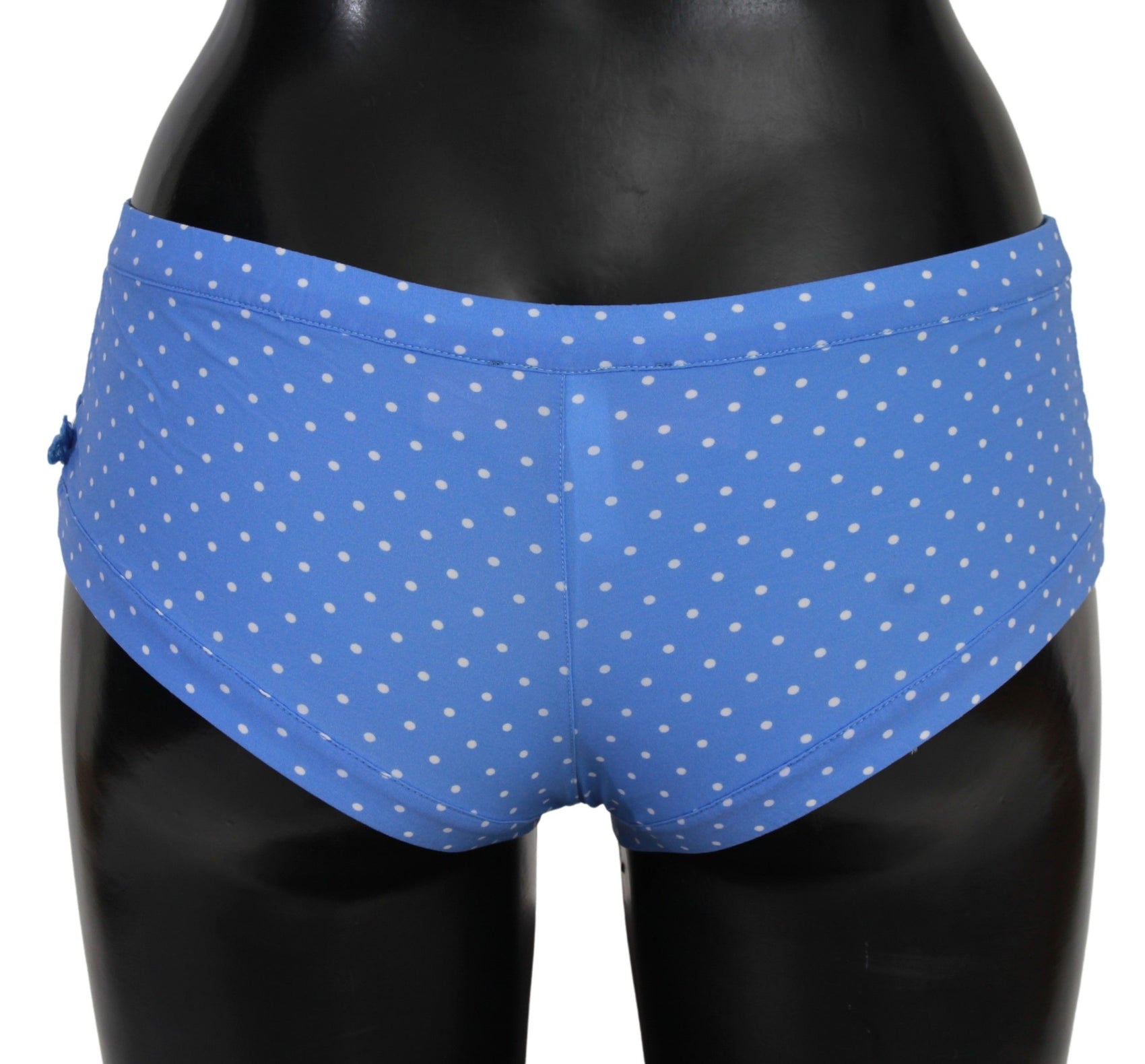 Bikini firmato chic a pois blu