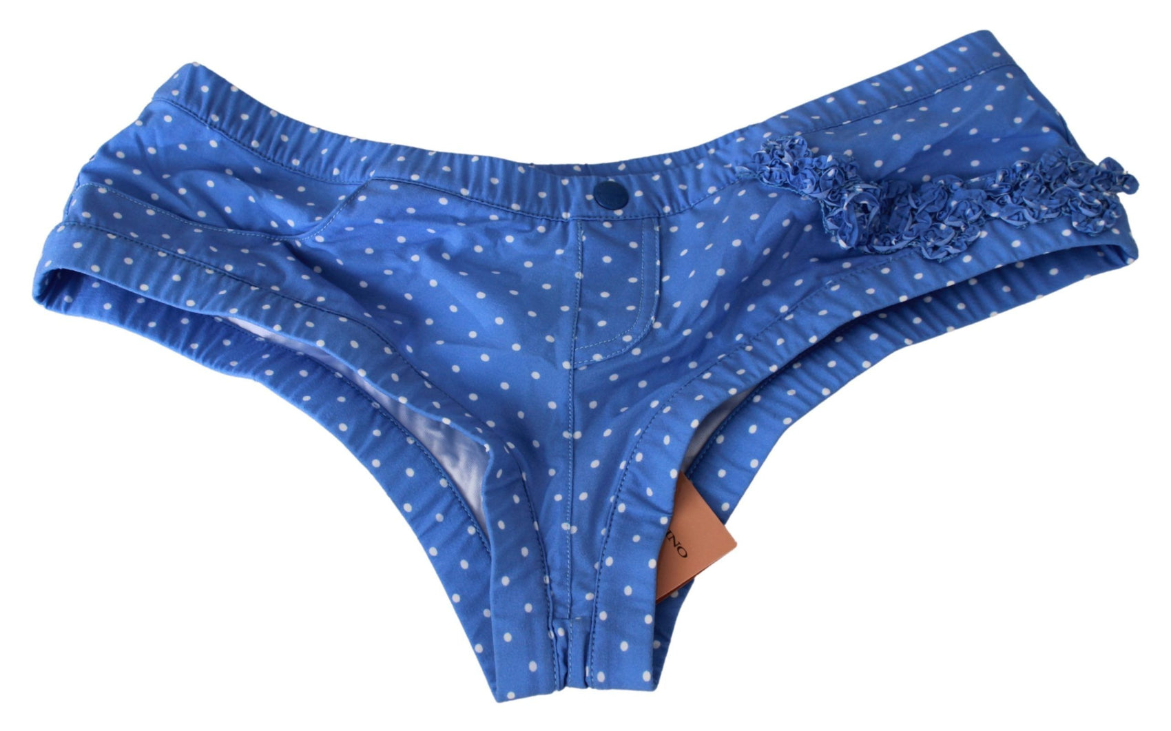 Bikini firmato chic a pois blu