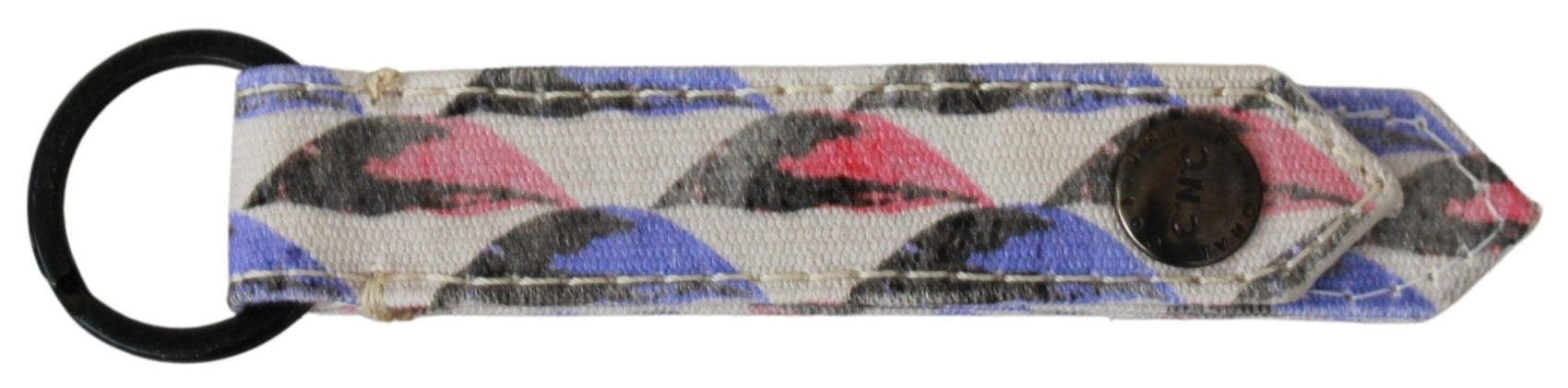 Accessorio portachiavi chic tricolore