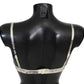 Ermanno Scervino Beige Gray Lace Balconcino Bra Underwear