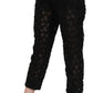 Pantaloni eleganti dritti in pizzo