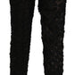 Pantaloni eleganti dritti in pizzo