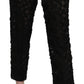 Pantaloni eleganti dritti in pizzo