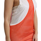 Elegantes ärmelloses Baumwoll-Tanktop in Orange