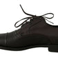 Elegant Brown Leather Formal Lace-ups