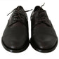 Elegant Brown Leather Formal Lace-ups